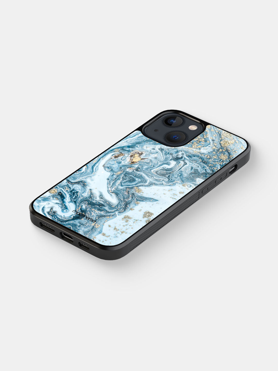 Marble Blue Macubus - iPhone 13 Glass Cover