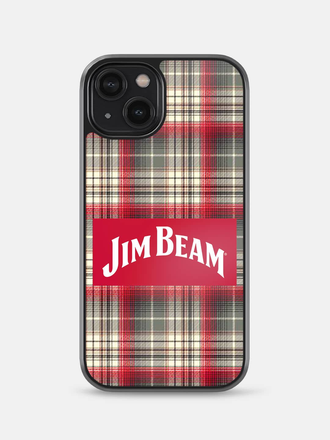 Jim Beam Plaid stripes - iPhone 14 Bumper Cover