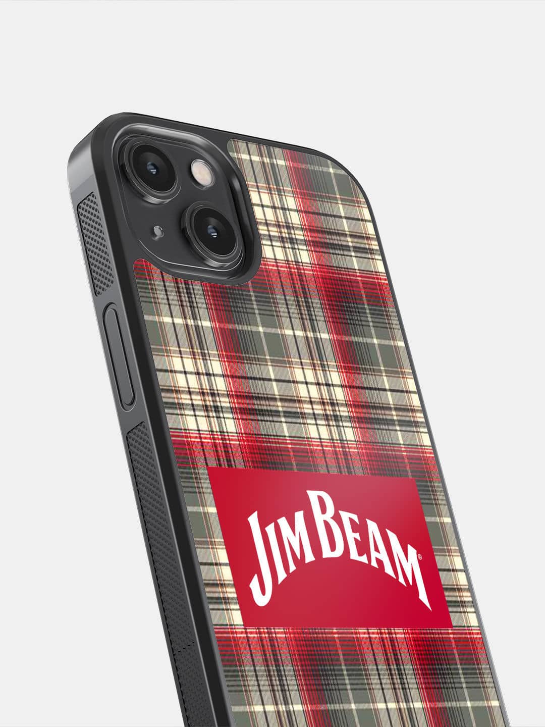 Jim Beam Plaid stripes - iPhone 14 Bumper Cover