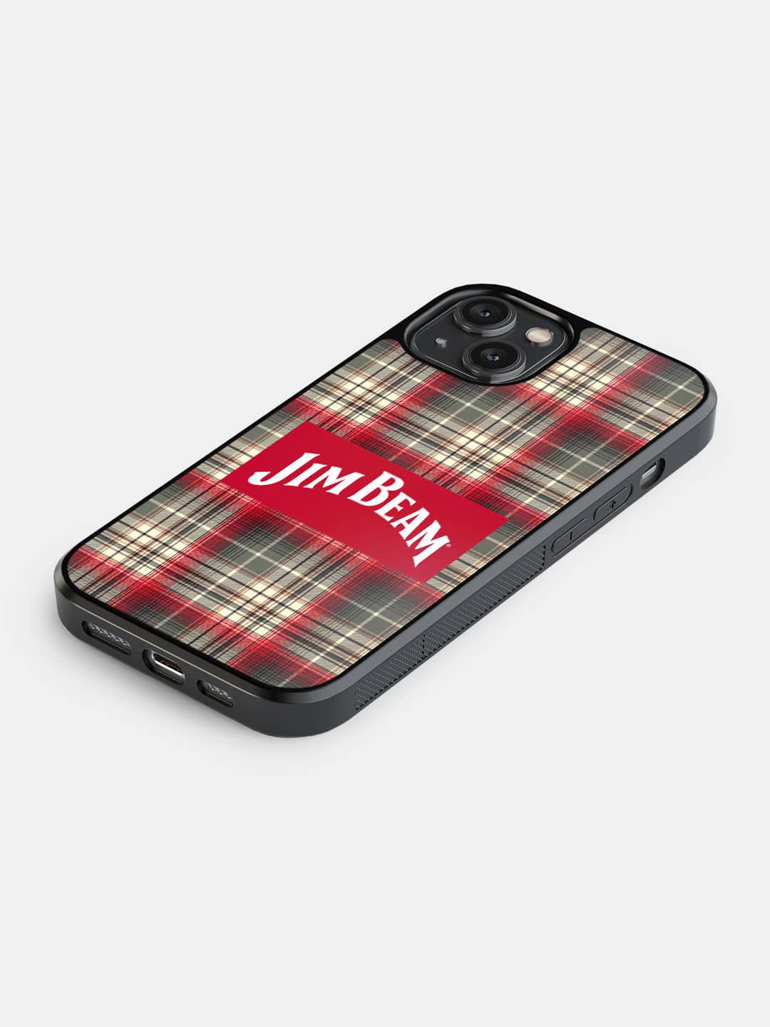 Jim Beam Plaid stripes - iPhone 14 Bumper Cover