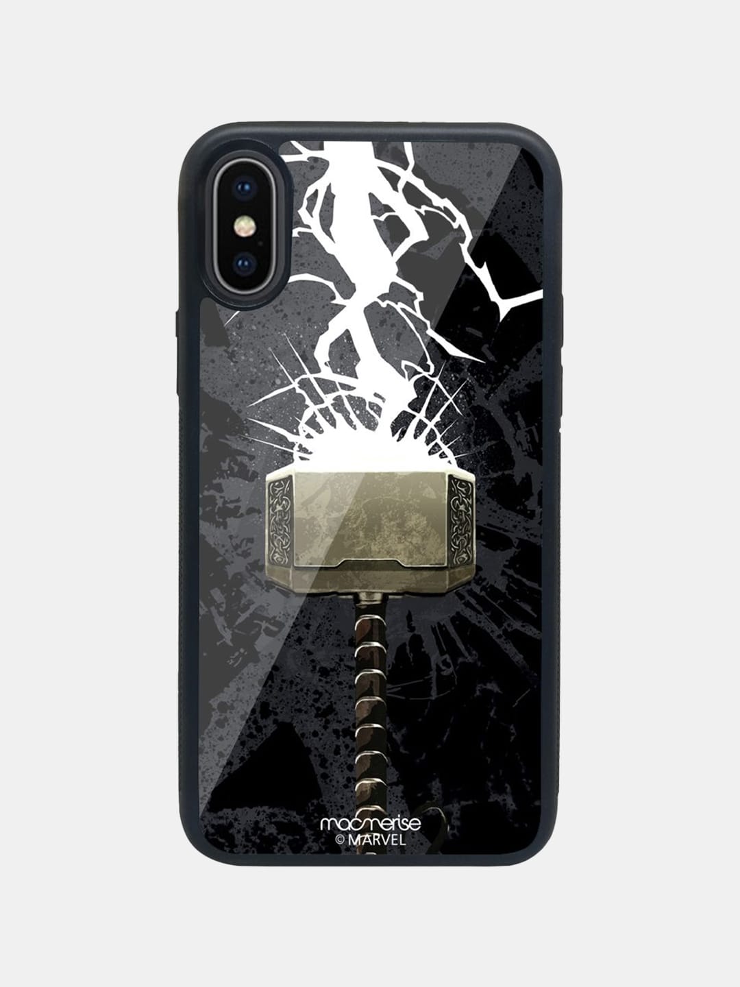 The Thunderous Hammer - iPhone X Glass Cover