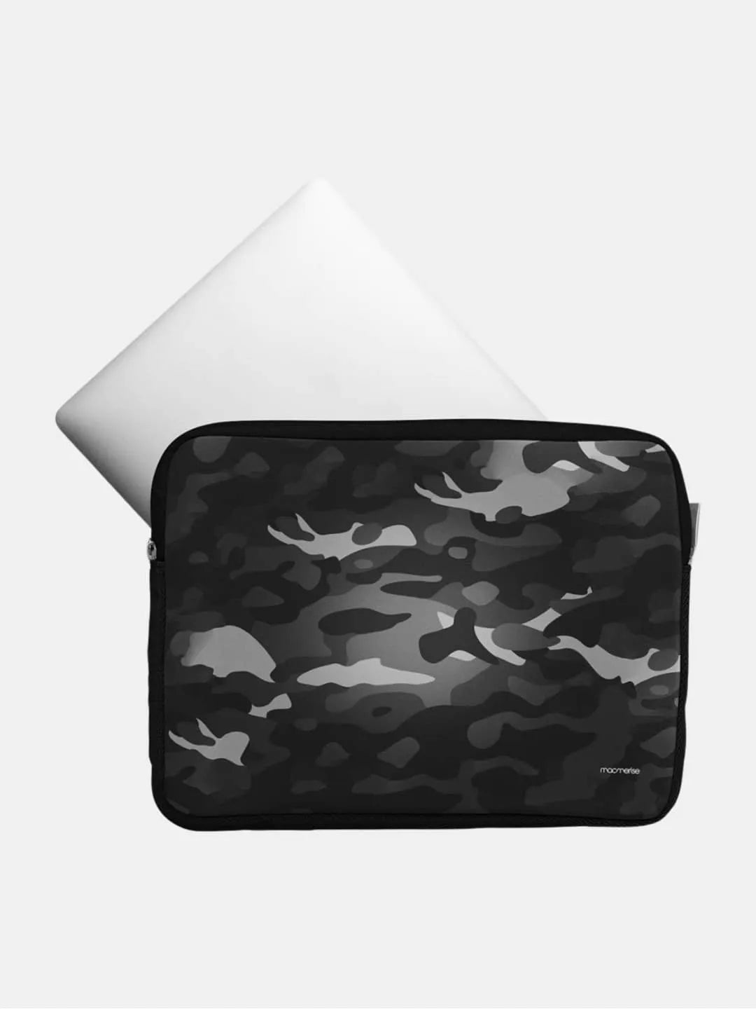Camo Gunmetal Grey - Laptop Sleeve - Neoprene