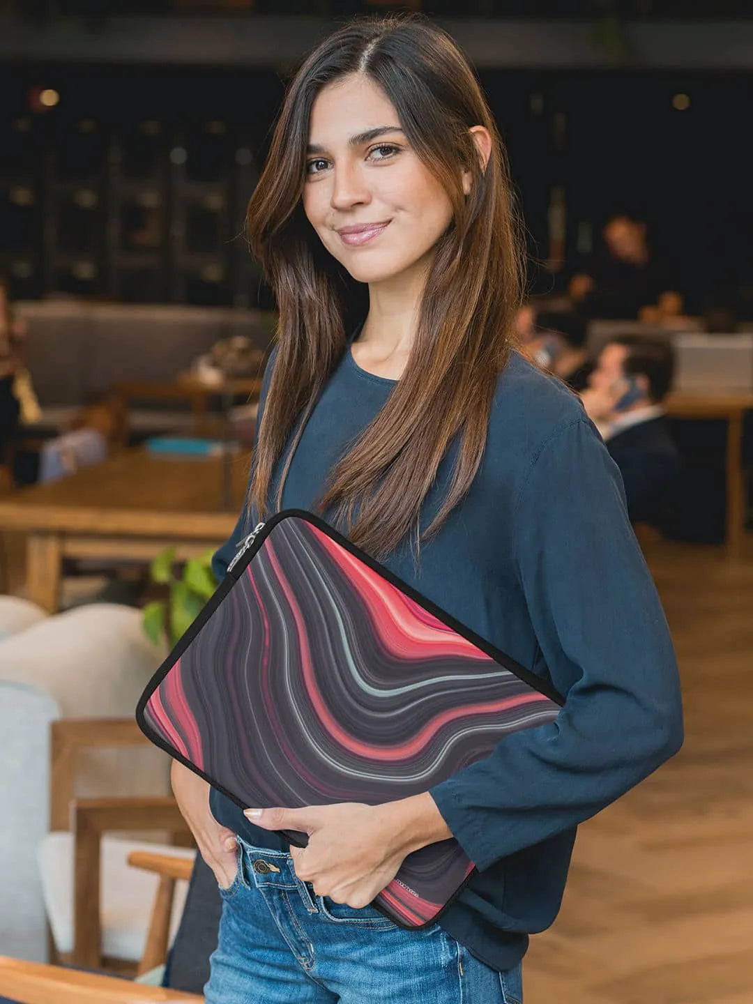 Liquid Funk Black - Laptop Sleeve - Neoprene