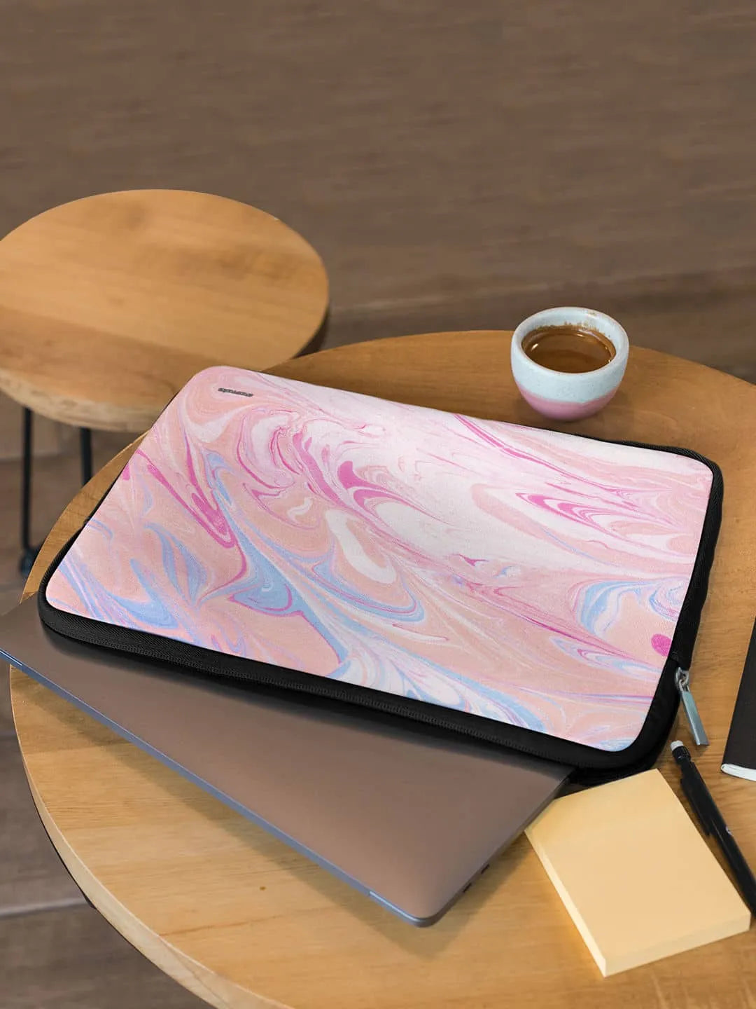 Marble Petal Pink - Laptop Sleeve - Neoprene