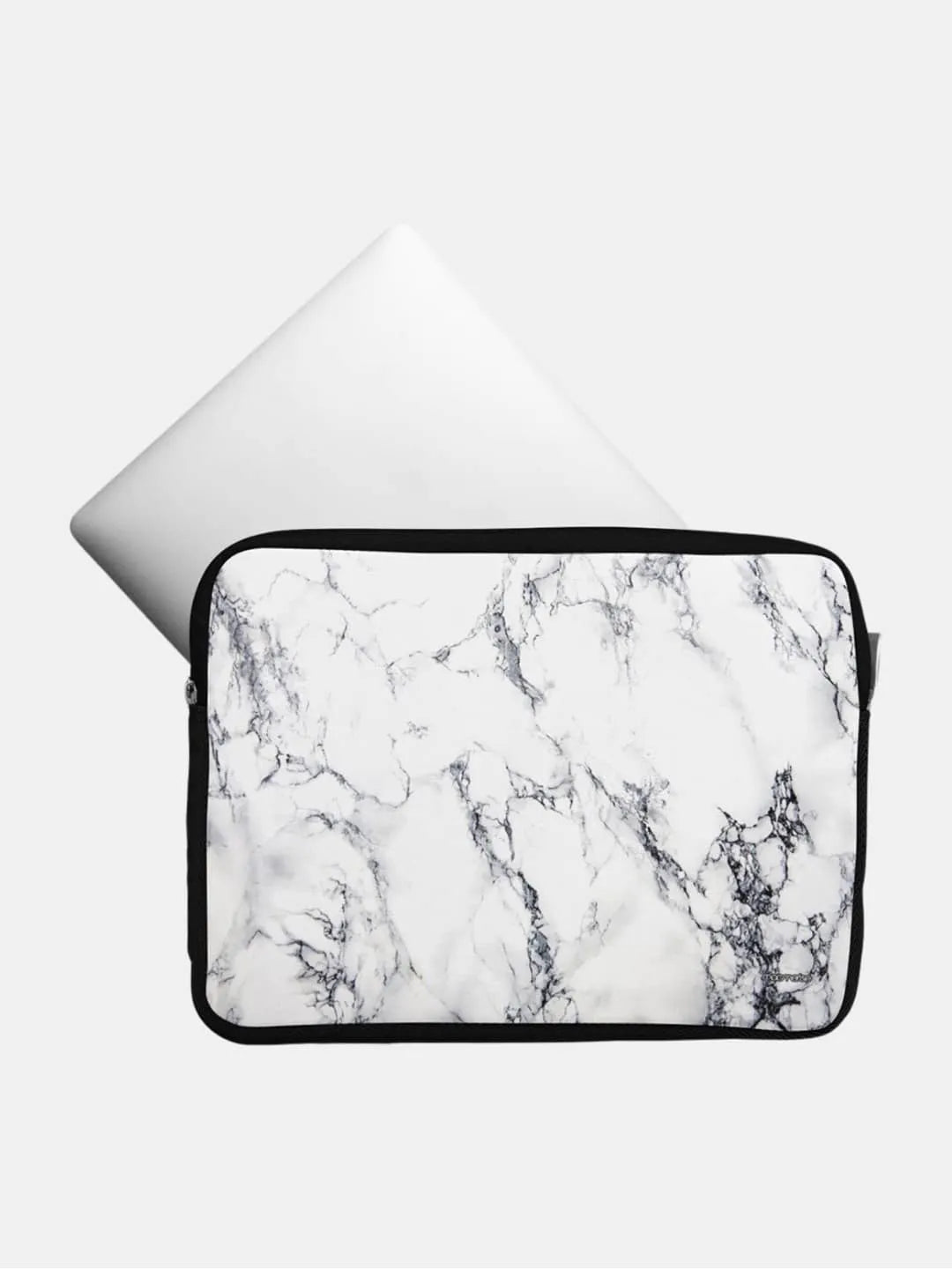 Marble White Luna - Laptop Sleeve - Neoprene