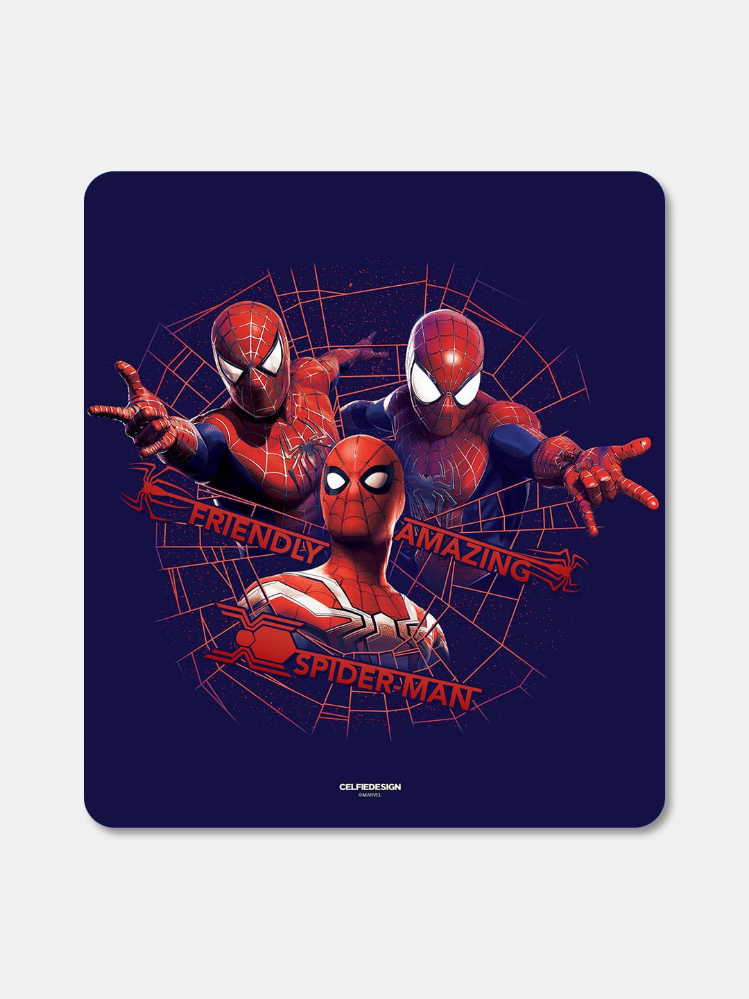 Frieyndly Amazing Spidermen - Mouse Pad