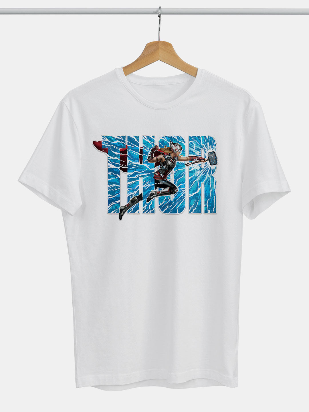 Goddes of Thunder - Mens T-Shirt White Small