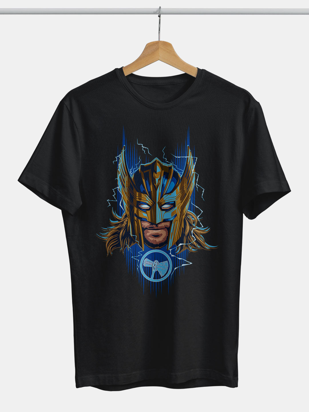 Golden Armour Thor - Mens T-Shirt Black Medium