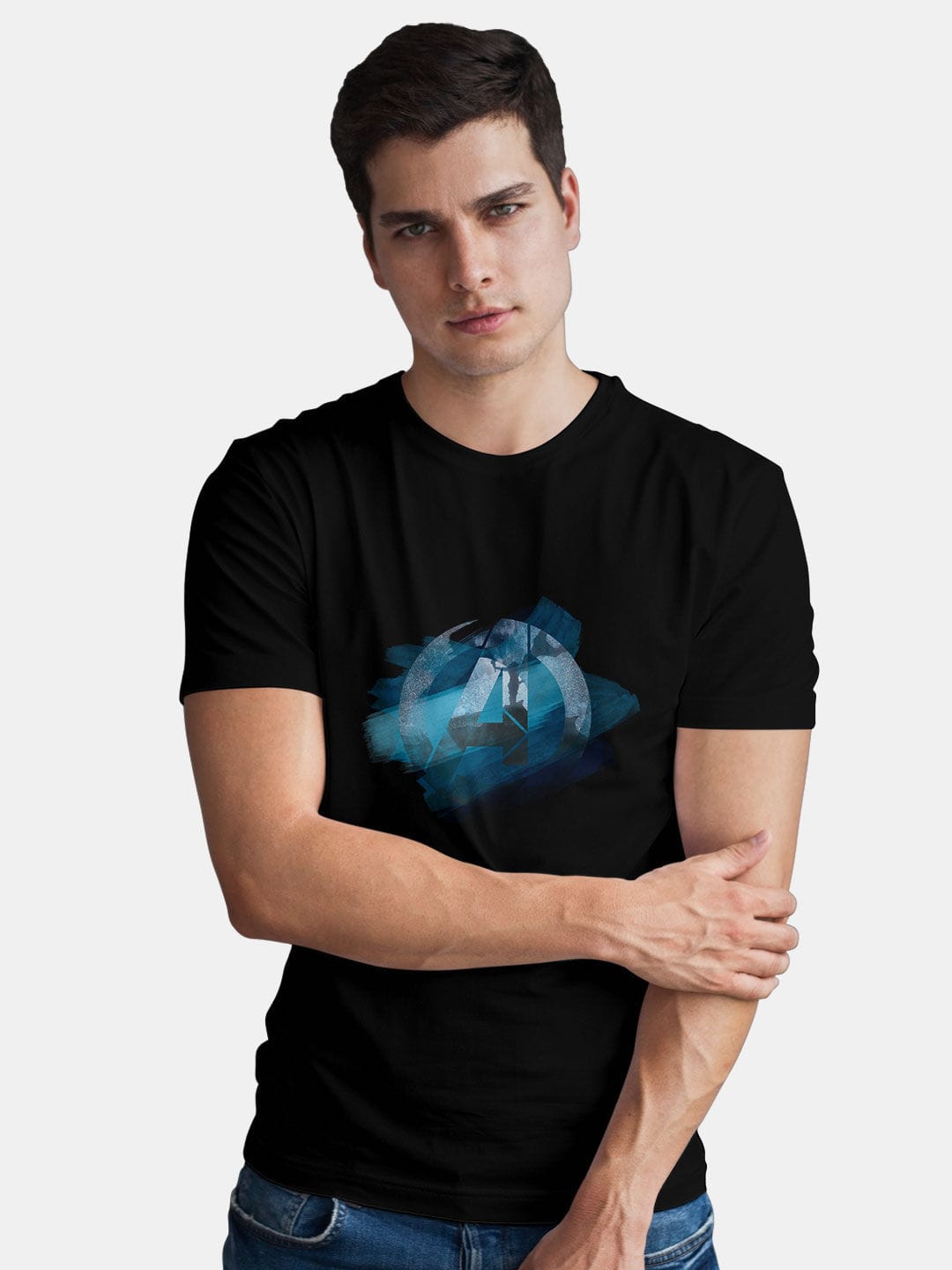 Angry Thor - Unisex T-Shirt - Regular Fit - Black - Medium