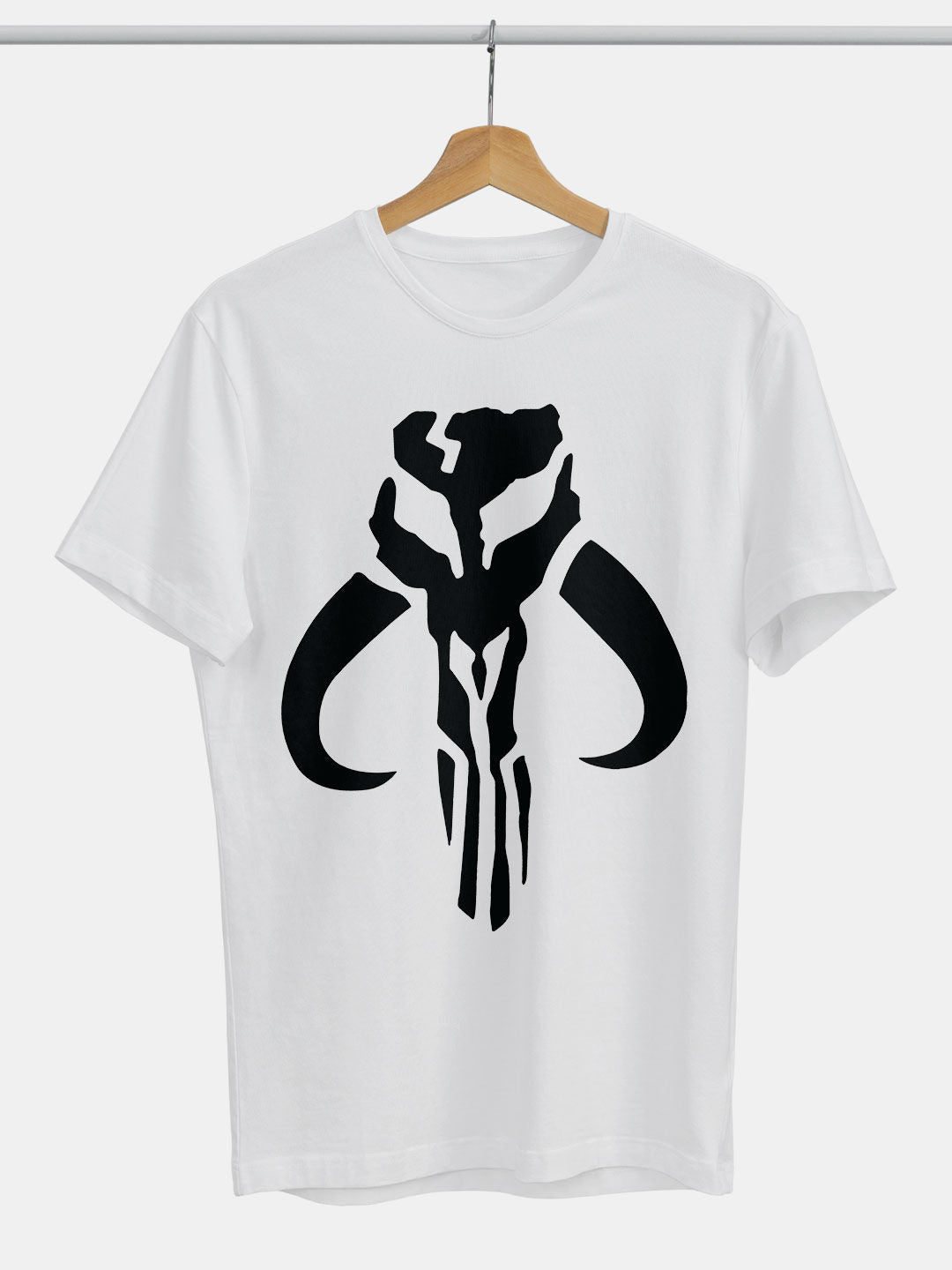 Clan Mandalorian - Mens T-Shirt White Large