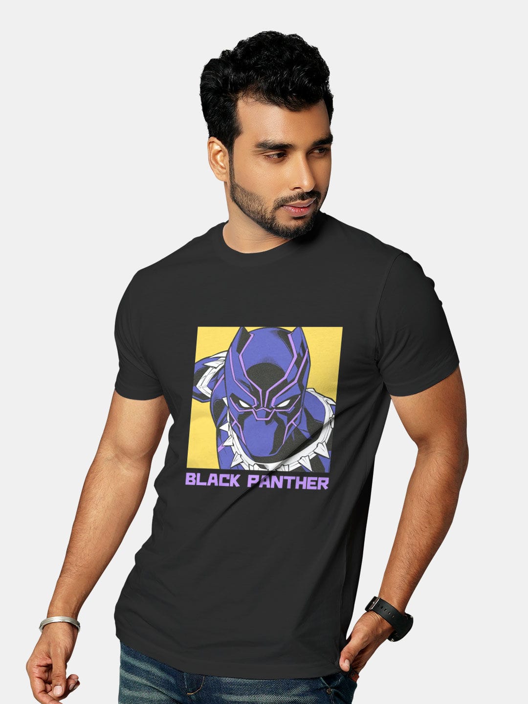 comicblackpanther-menst-shirt-black-xxl