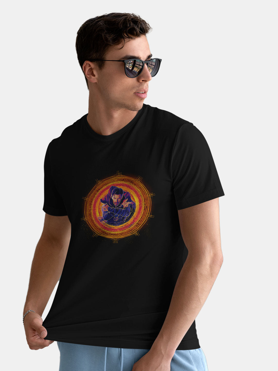 strangetotherescue-menst-shirt-black-medium