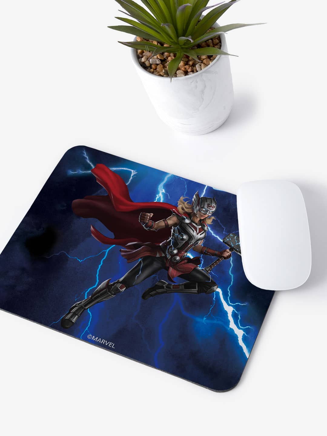 Mighty Thor Attack - Mouse Pad