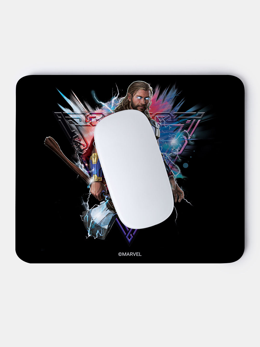 Worthy Thor Pose - Mouse Pad