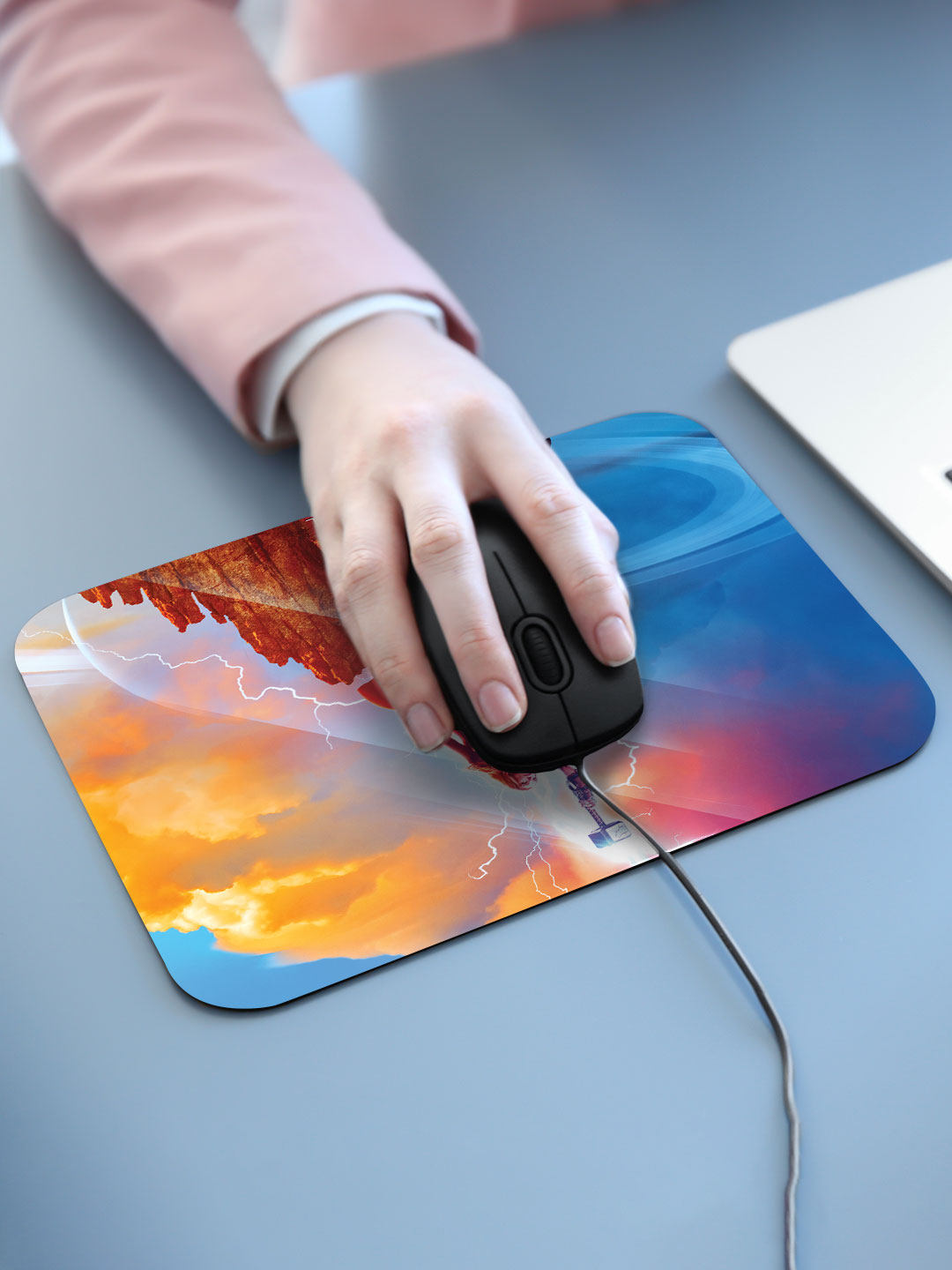 Raise the Mjolnir - Mouse Pad