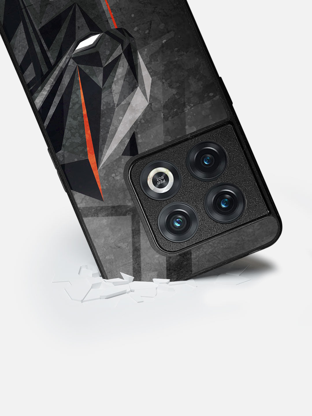 Batman Geometric - OnePlus 10 Pro Glass Cover
