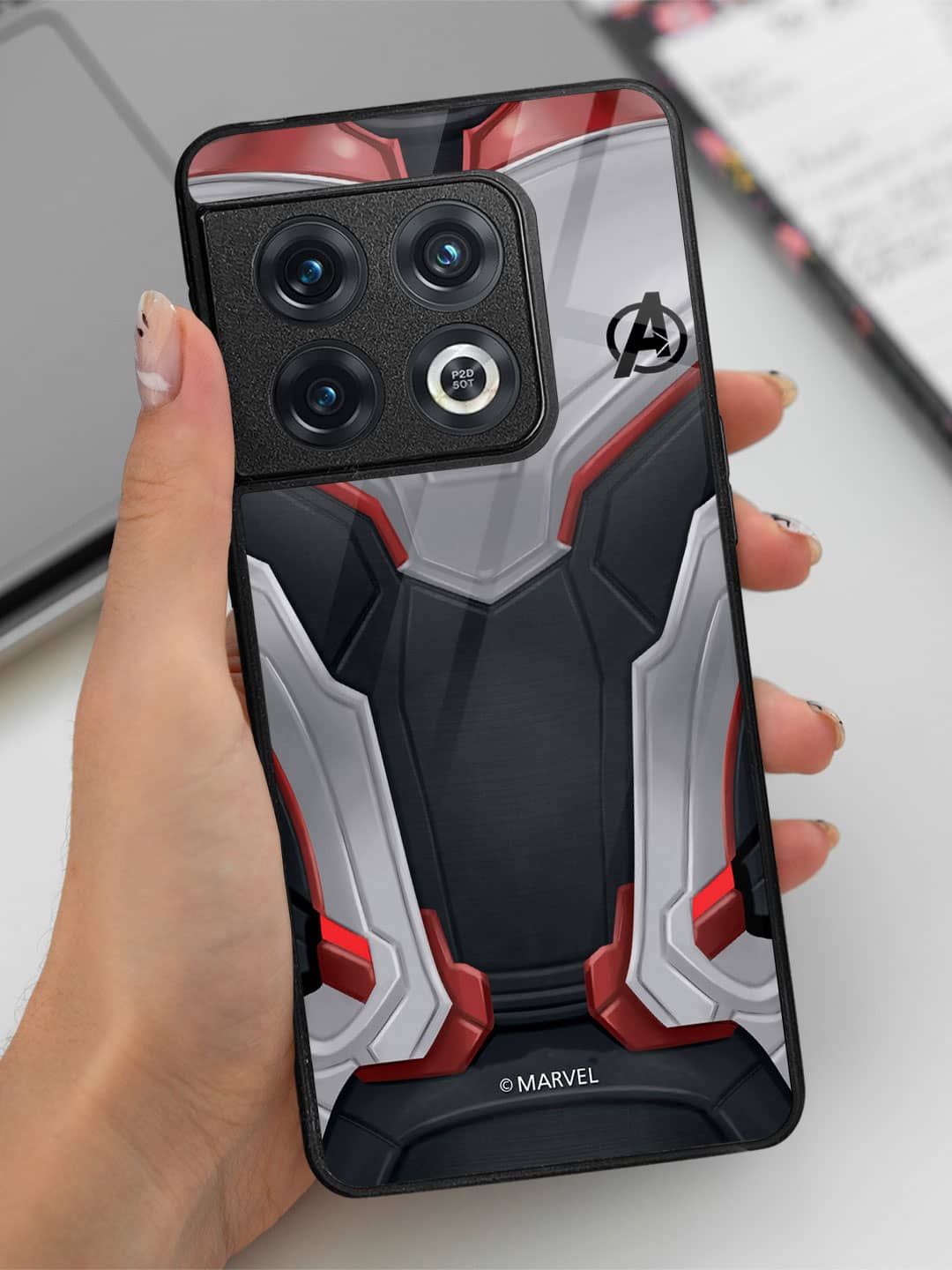 Avengers Endgame Suit - OnePlus 10 Pro Glass Cover