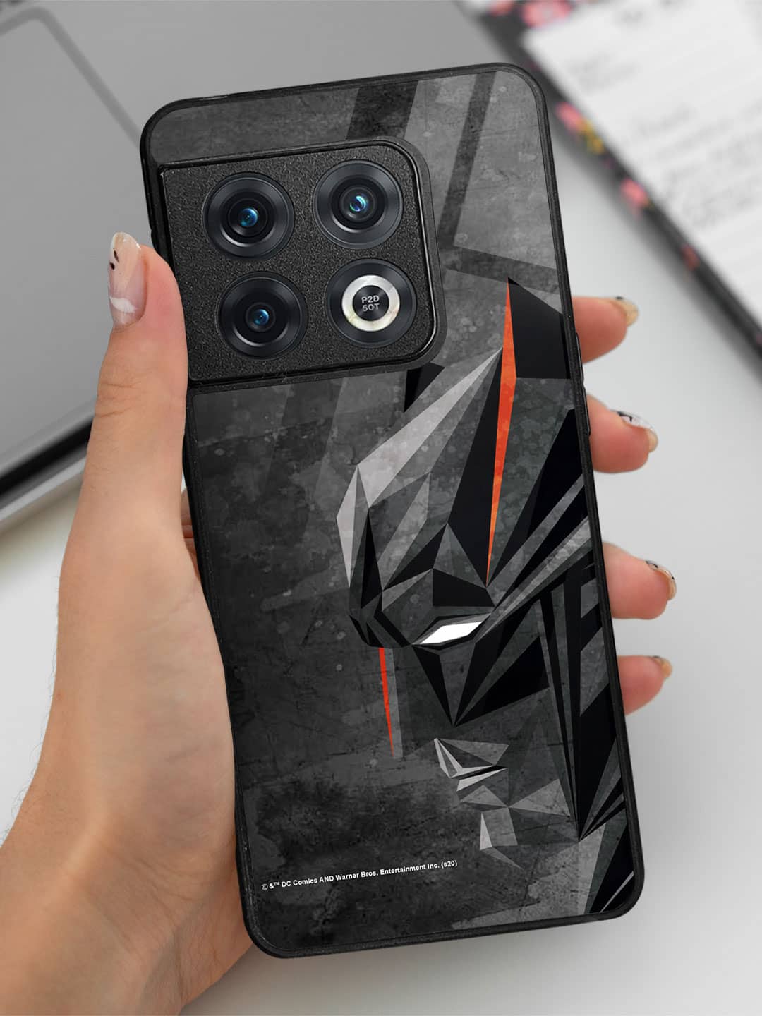 Batman Geometric - OnePlus 10 Pro Glass Cover