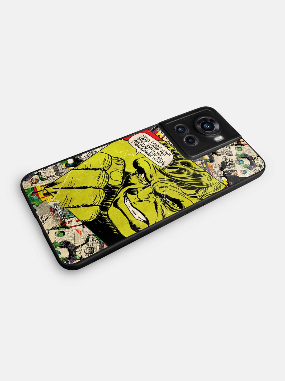 Comic Hulk - OnePlus 10R Glass Cover