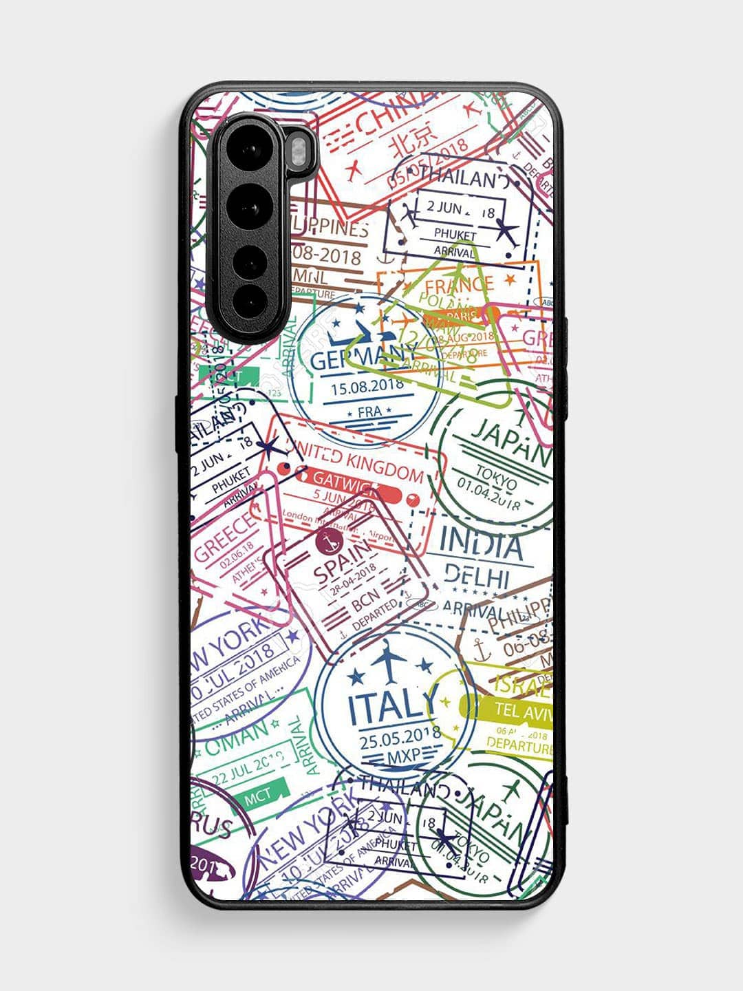 Immigration Stamps White - OnePlus Nord Cover