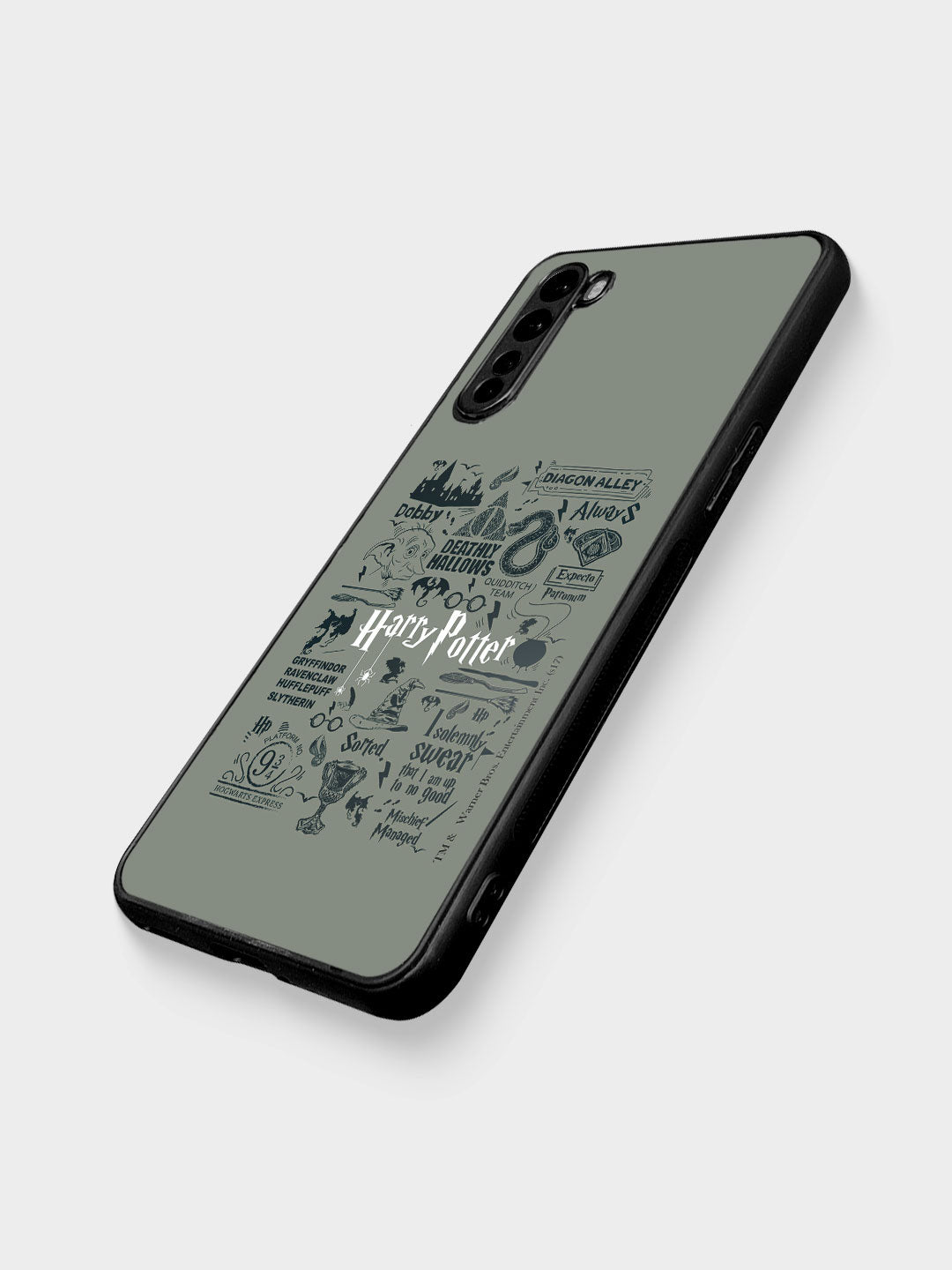 Harry Potter Infographic Grey - OnePlus Nord Cover