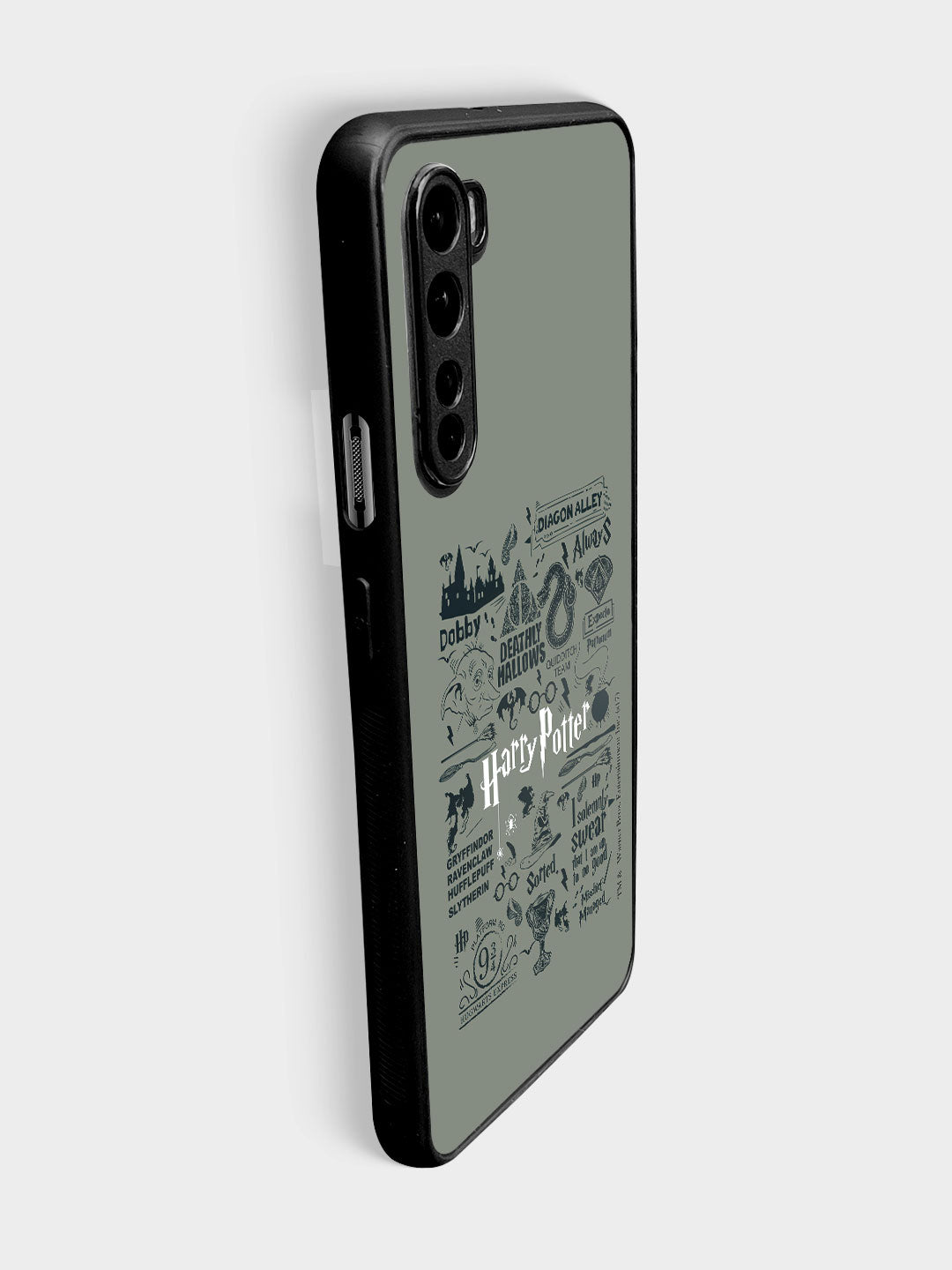 Harry Potter Infographic Grey - OnePlus Nord Cover