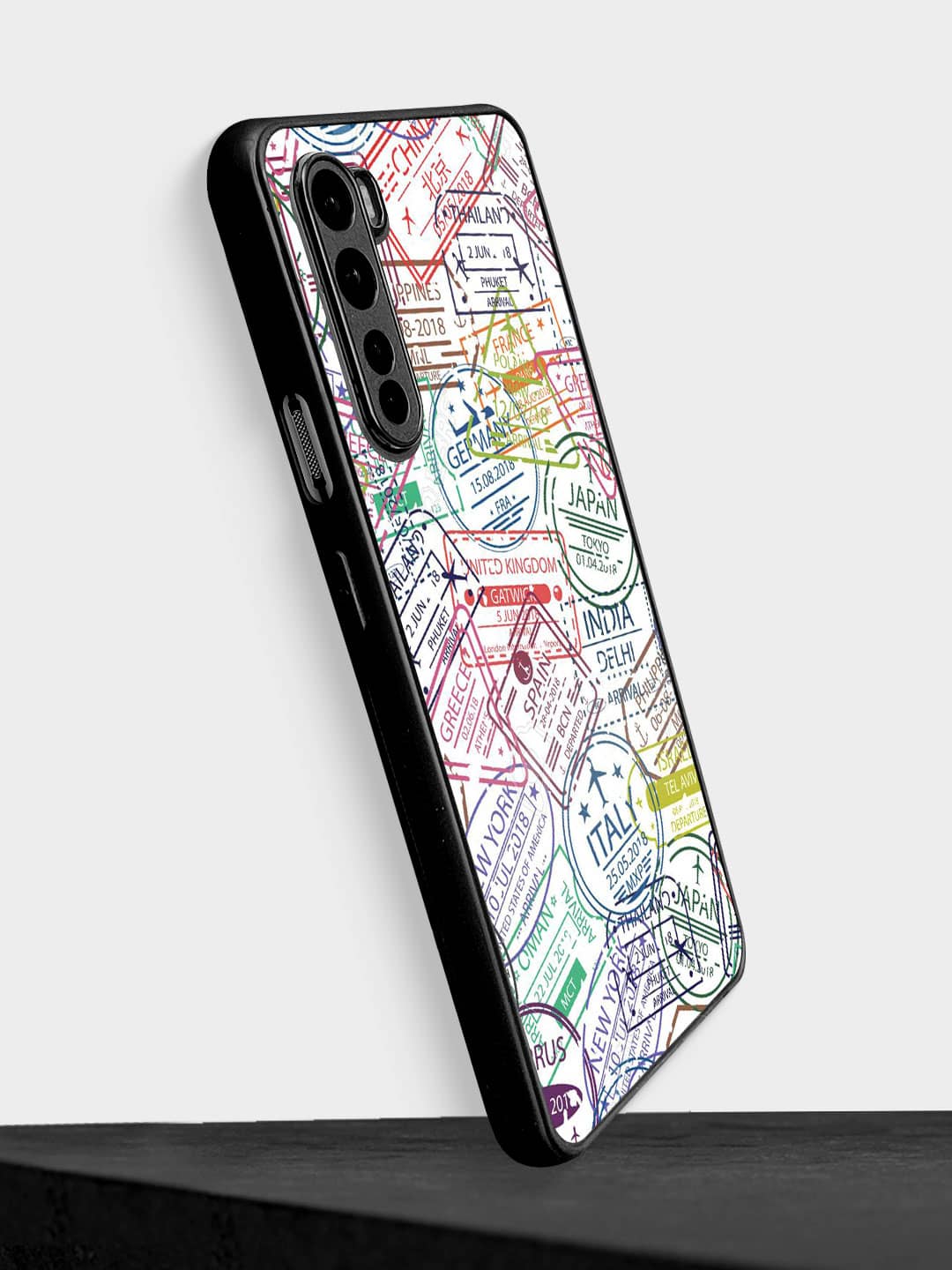 Immigration Stamps White - OnePlus Nord Cover