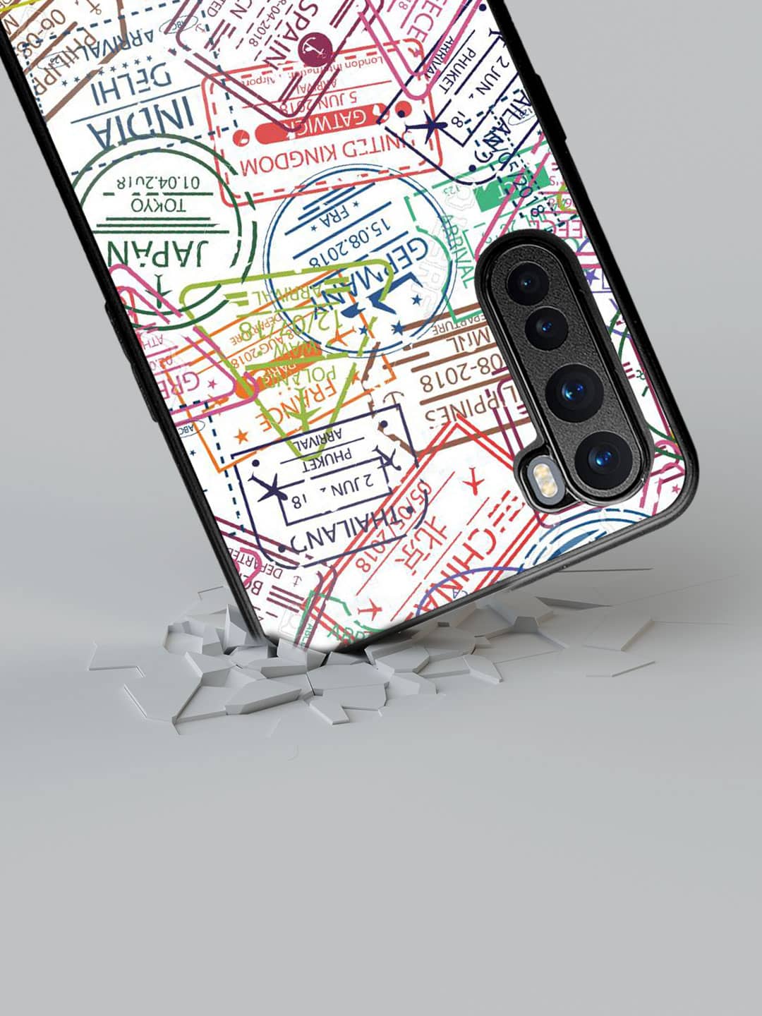 Immigration Stamps White - OnePlus Nord Cover