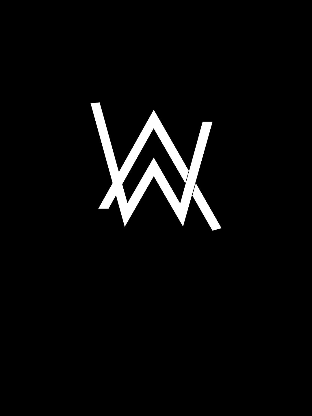 Alan Walker Core Logo - Womens Oversized T-Shirt Black Small