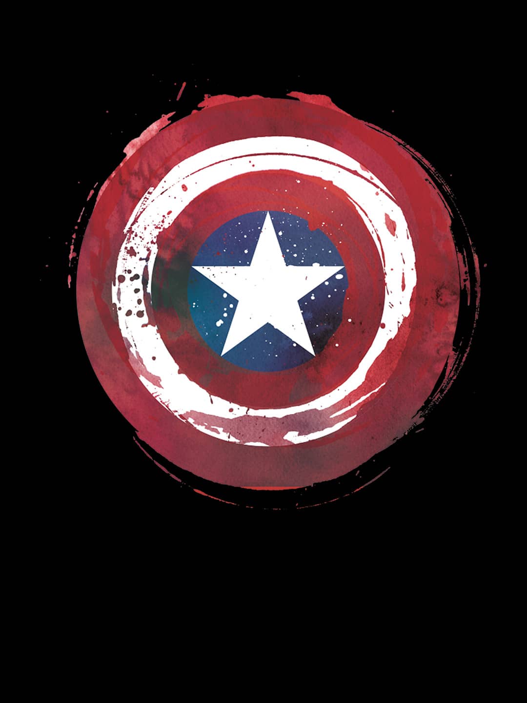 Captains Shield Symbolic - Womens Oversized T-Shirt Black XXL