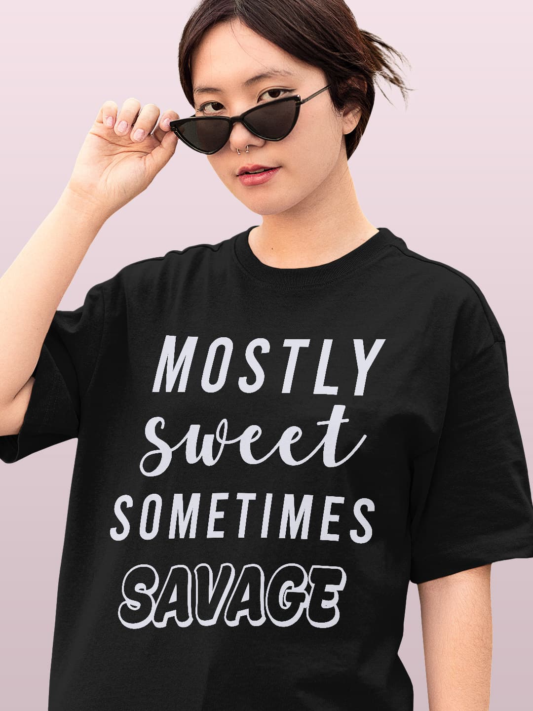 sweetandsavage-womensoversizedt-shirt-black-medium