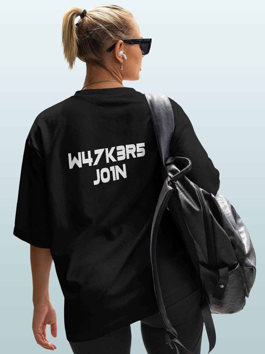 Alan Walker Core Walkers Join - Womens T-Shirt - Oversized Fit - Black - XL