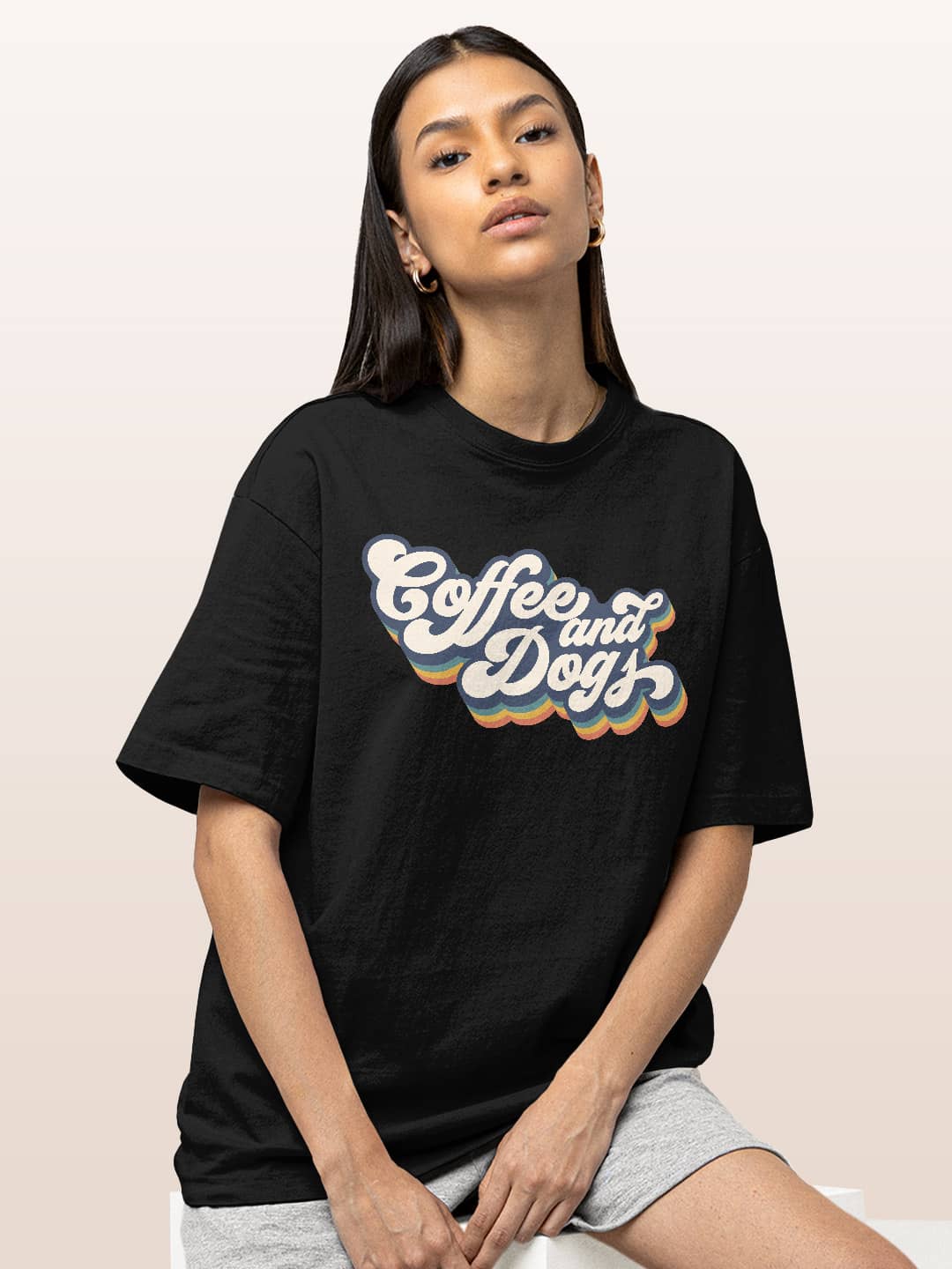 coffeeanddogs-womensoversizedt-shirt-black-small