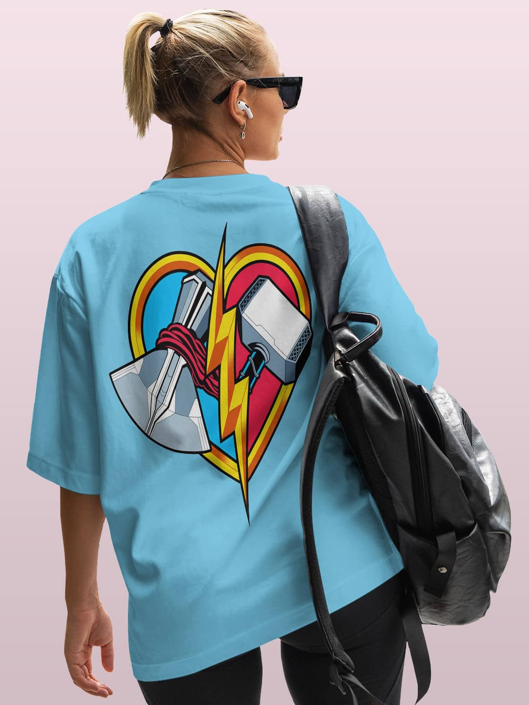 loveandthunder-womensoversizedt-shirt-skyblue-large