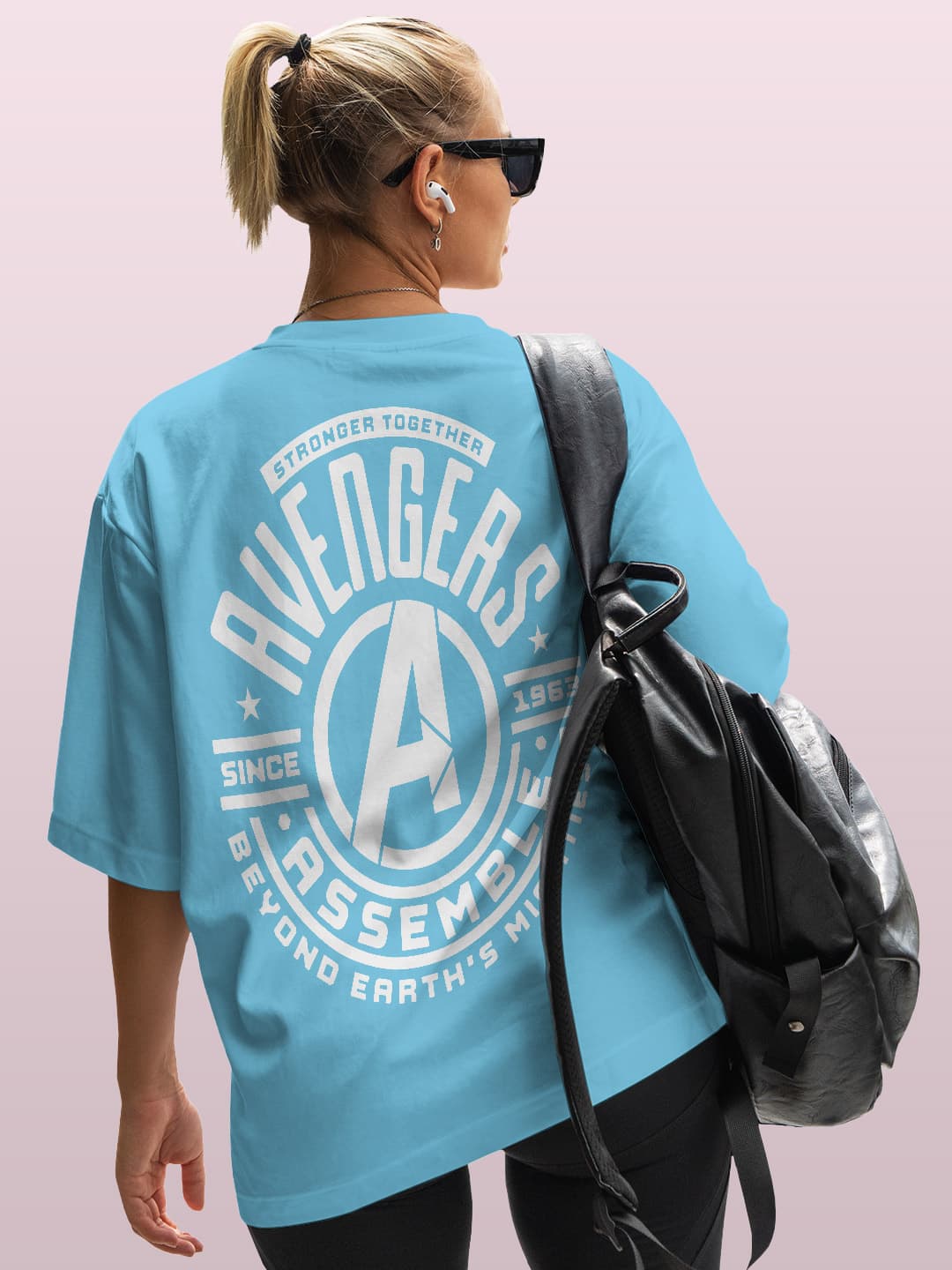 Stronger since 1963 - Womens T-Shirt - Oversized Fit - Sky Blue - XL