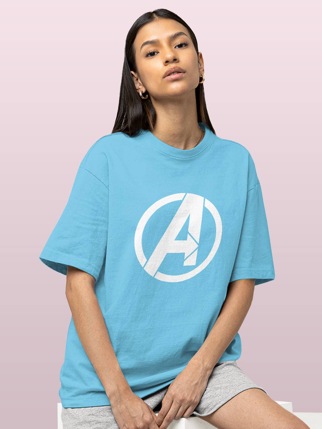 Stronger since 1963 - Womens T-Shirt - Oversized Fit - Sky Blue - XL