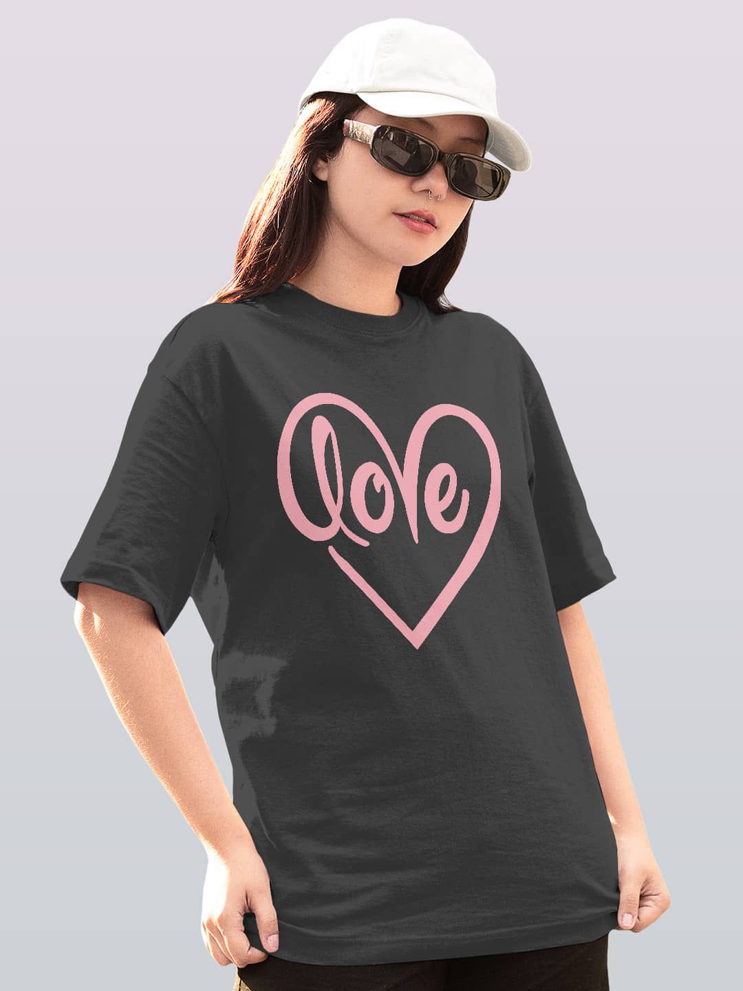 loveheart-womensoversizedt-shirt-steelgrey-medium