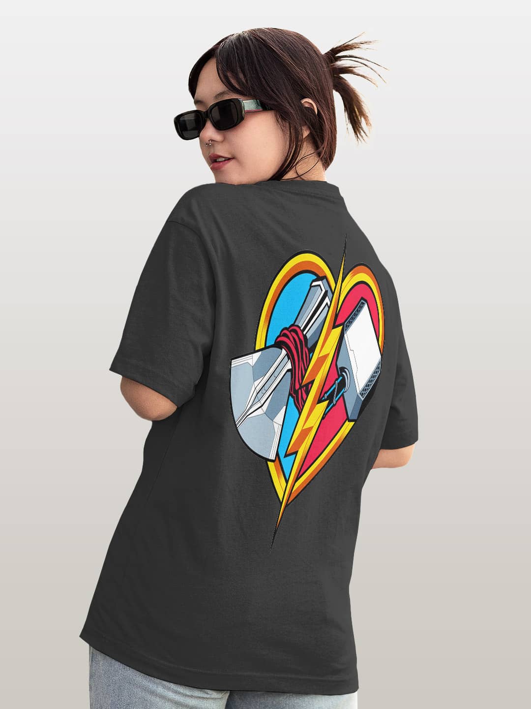 loveandthunder-womensoversizedt-shirt-steelgrey-xl