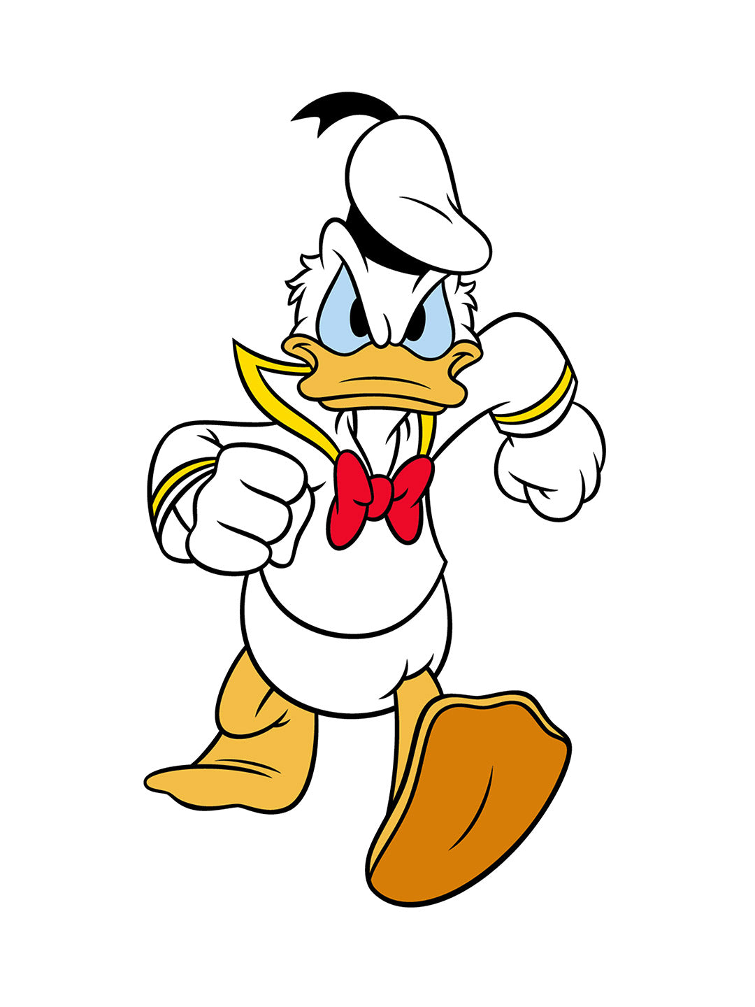 Angry Donald - Womens Oversized T-Shirt White XXL