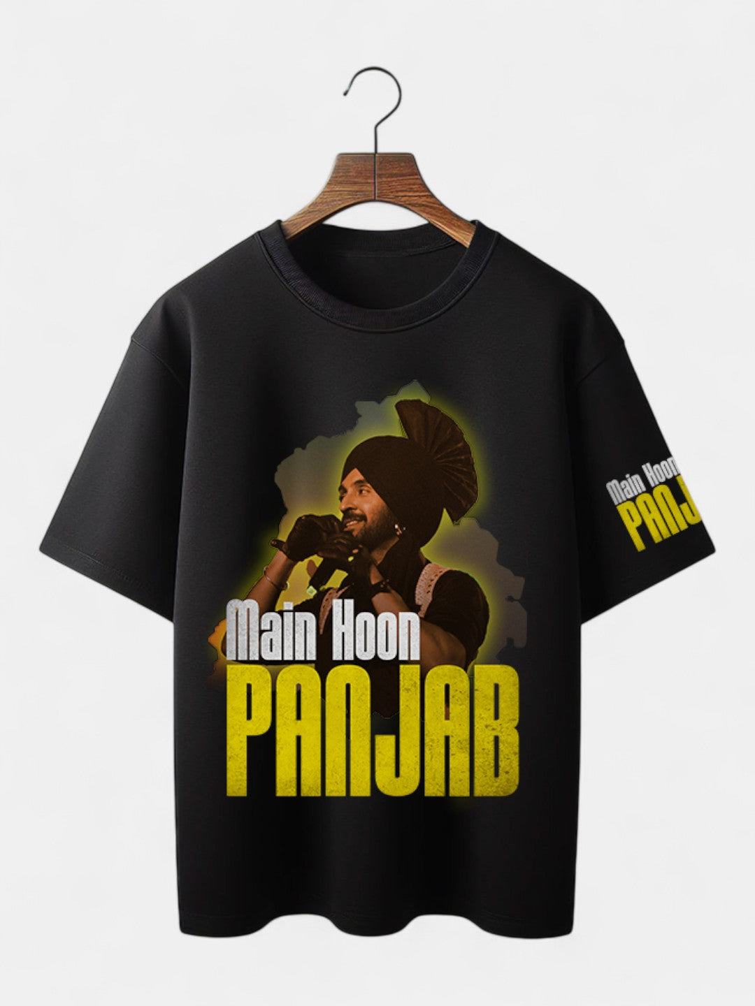 Panjab - Oversized T-shirt Black M