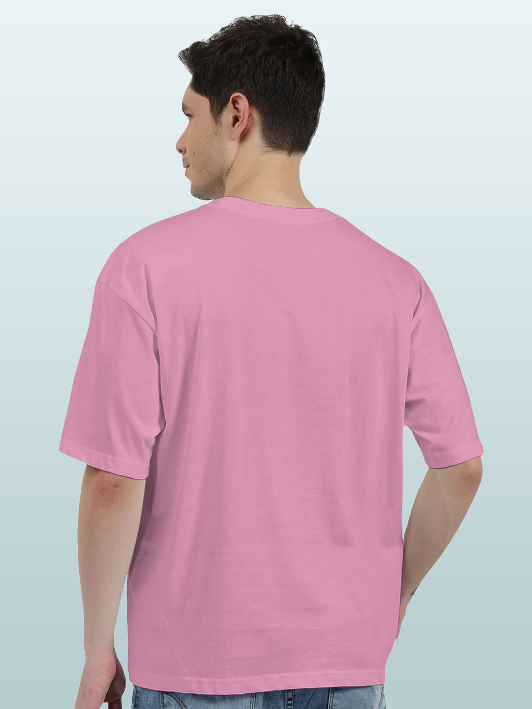 Angry Donald - Mens Oversized T-Shirt Baby Pink XL