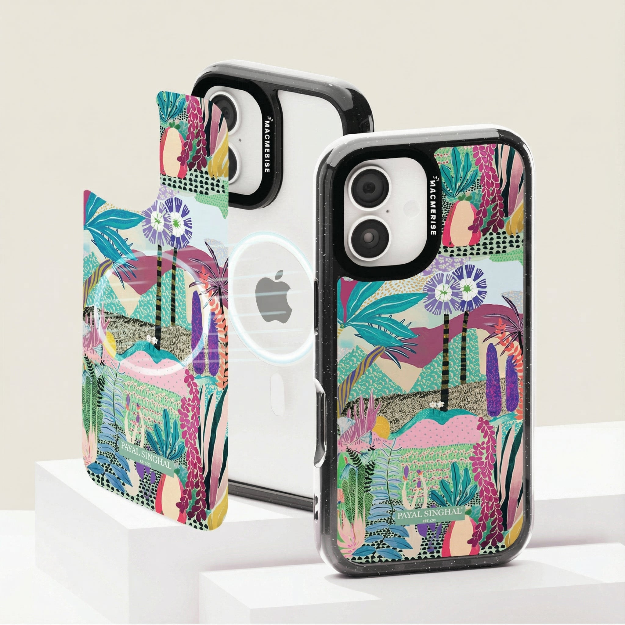 Payal Singhal Wanderlust aqua - iPhone 16 Plus Cover - Situationship