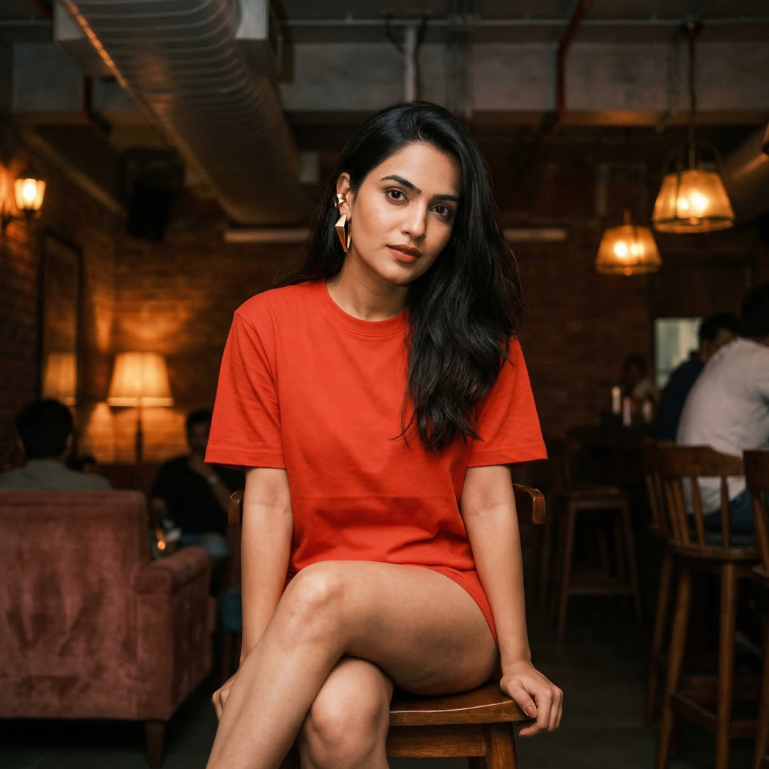 Classic Red Unisex T-Shirt - detail view | Macmerise