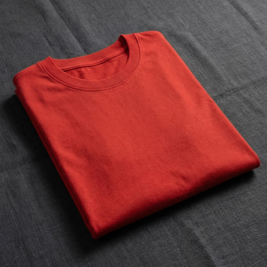 Classic Red Unisex T-Shirt - detail view | Macmerise