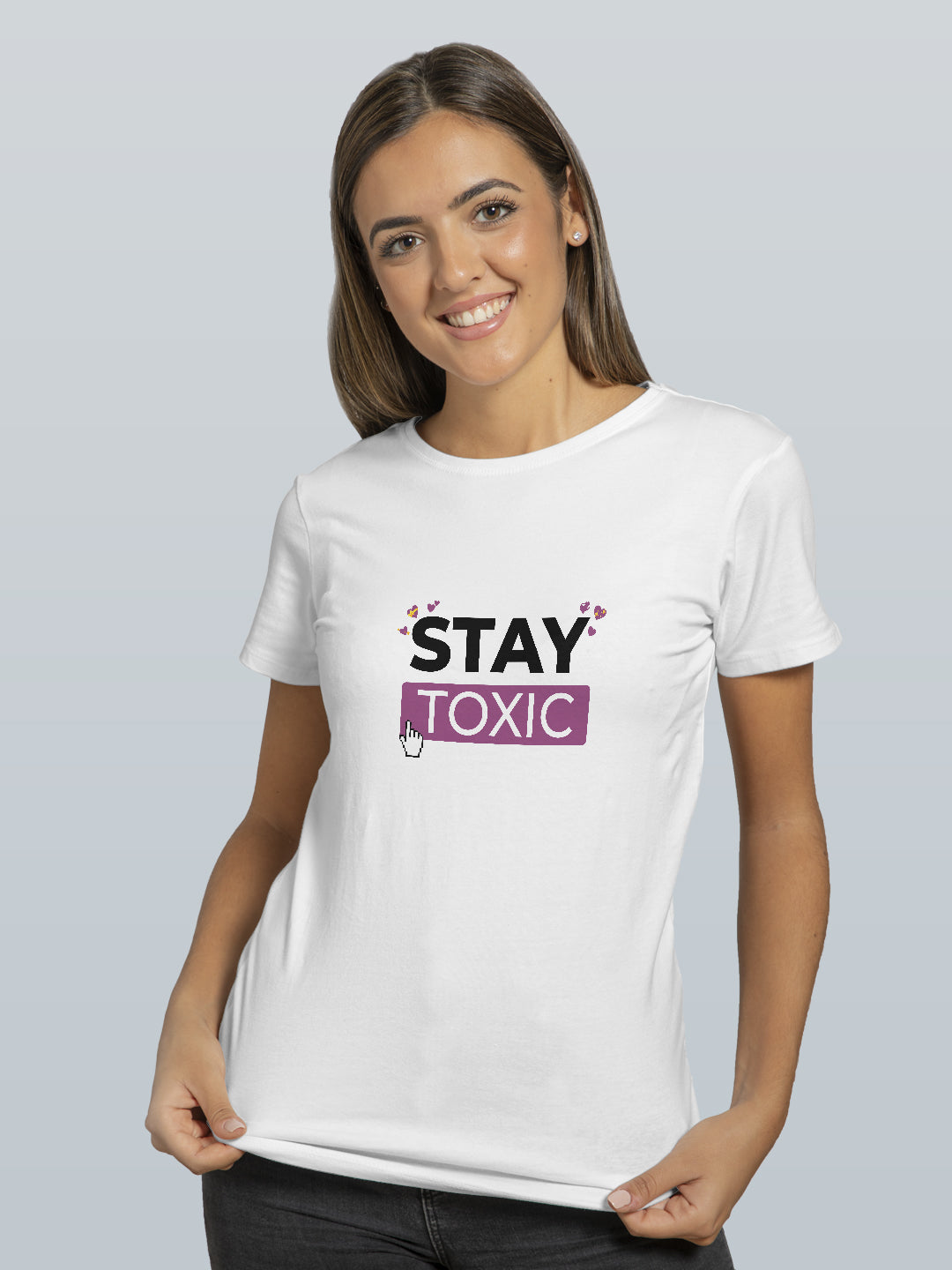 Stay Toxic - Womens T-Shirt White