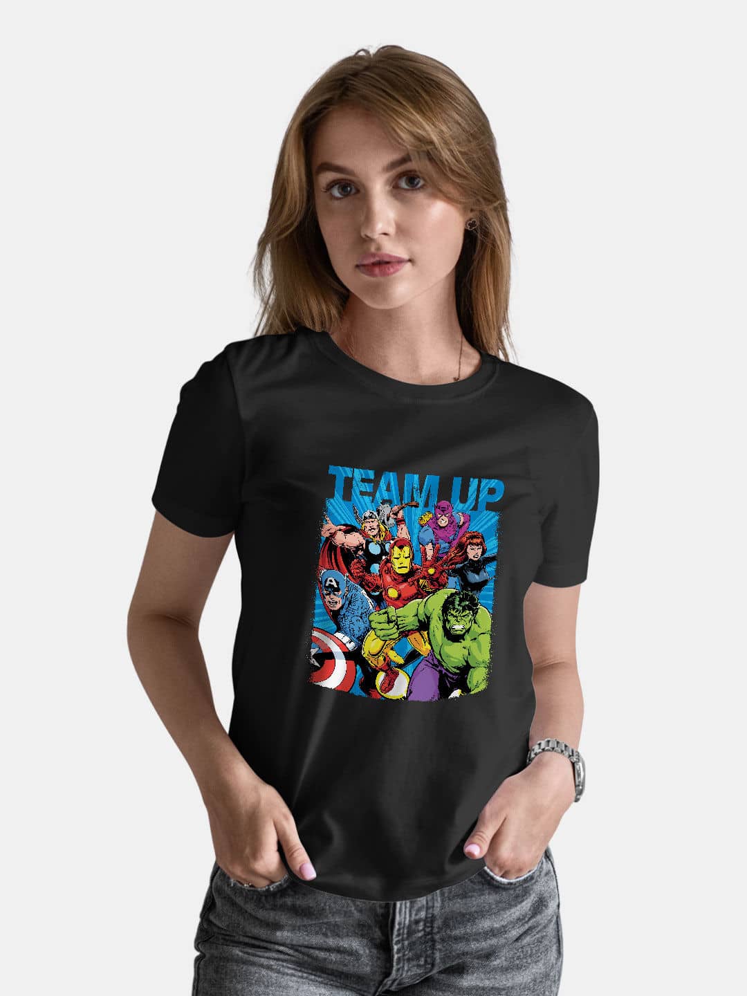 teamup-womenst-shirt-black-xxl