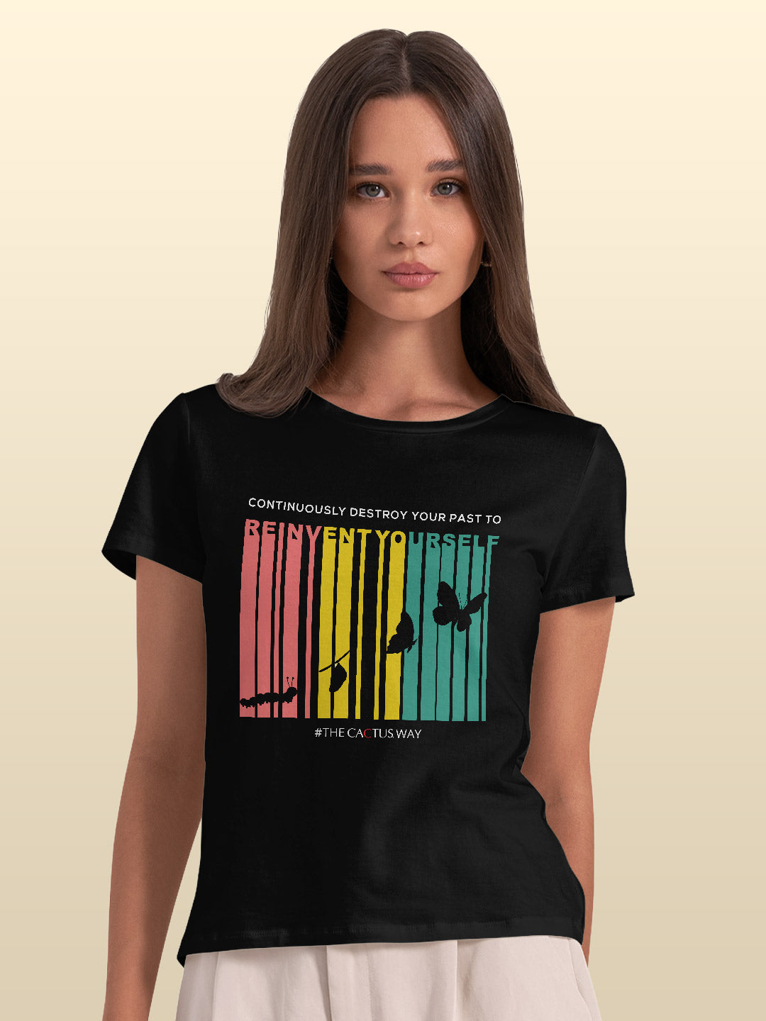 Continuously destroy your past - Womens T-Shirts