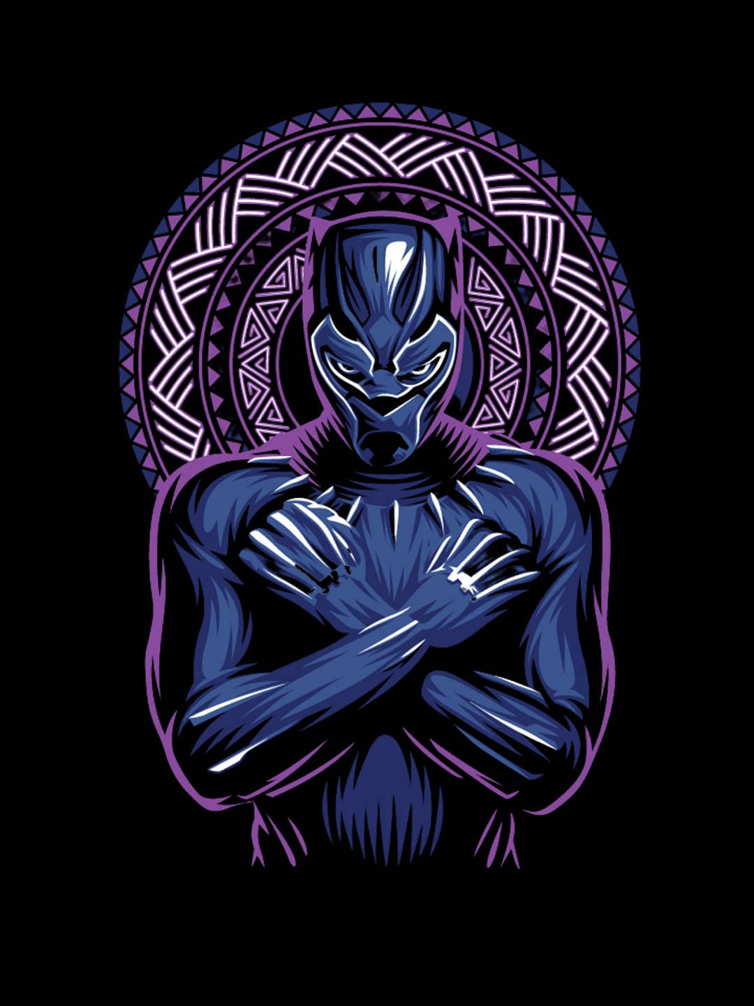 King of Wakanda - Womens T-Shirt Black Small