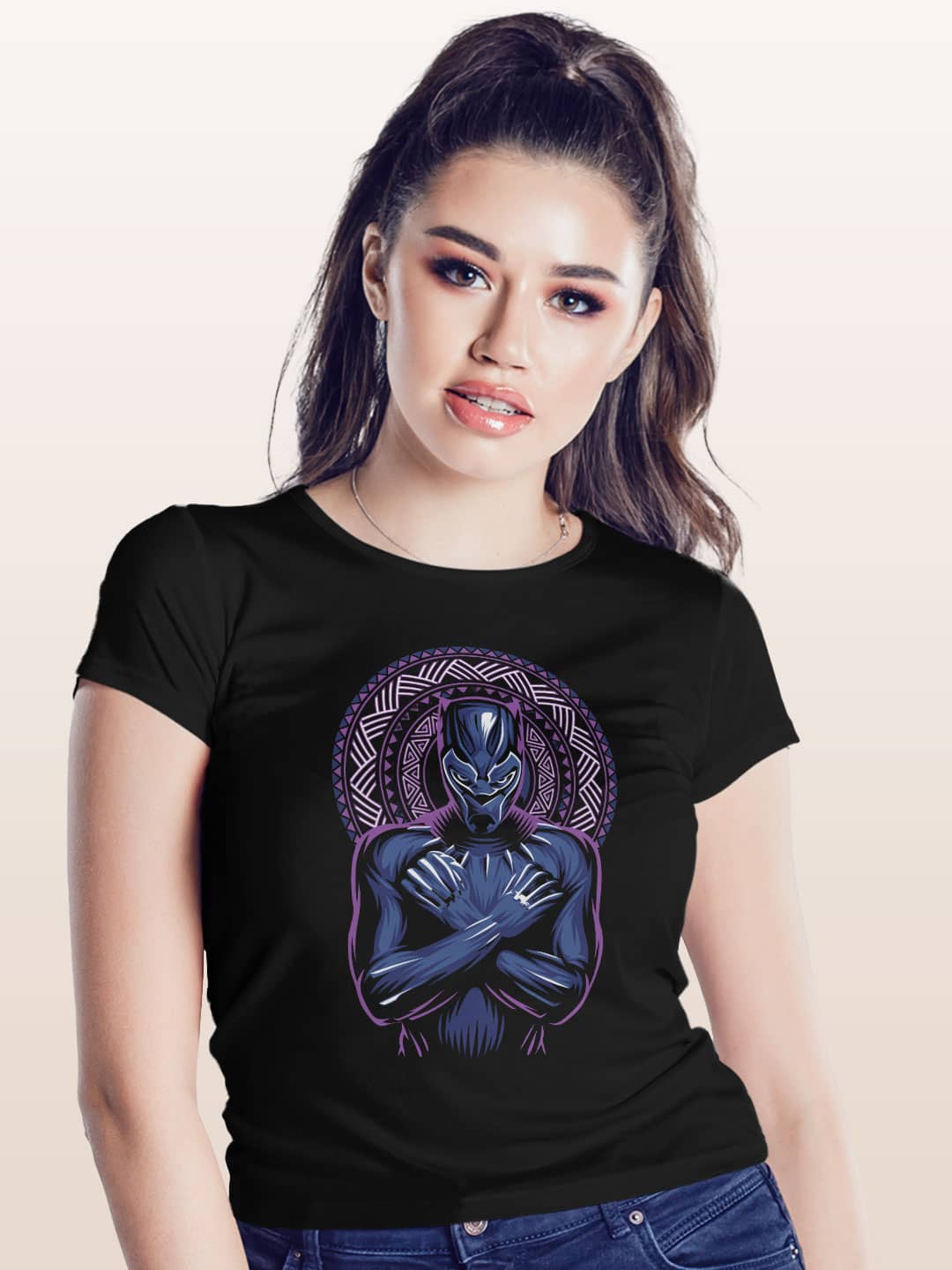 King of Wakanda - Womens T-Shirt Black Medium