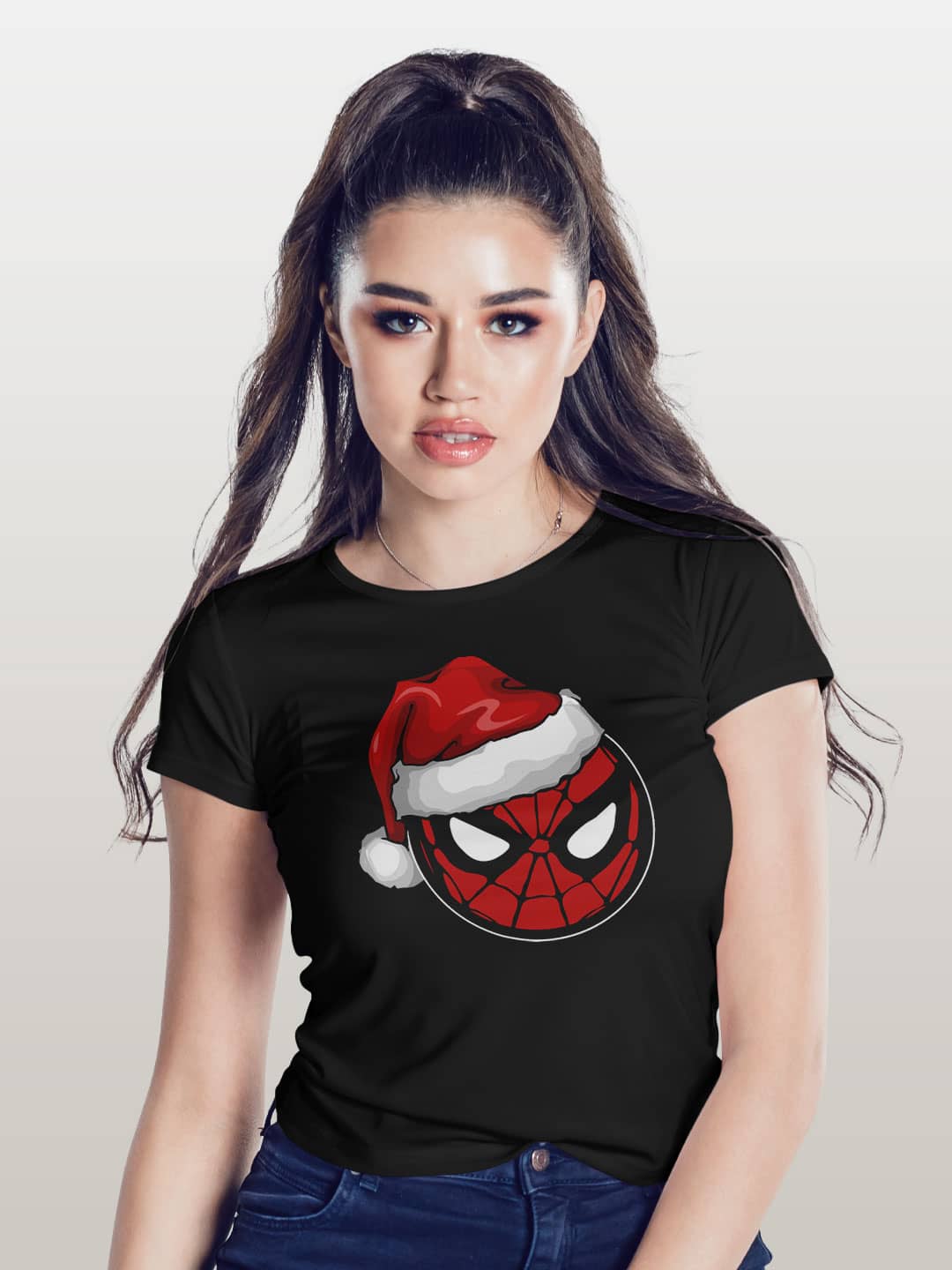 santaspiderman-womenst-shirt-black-small